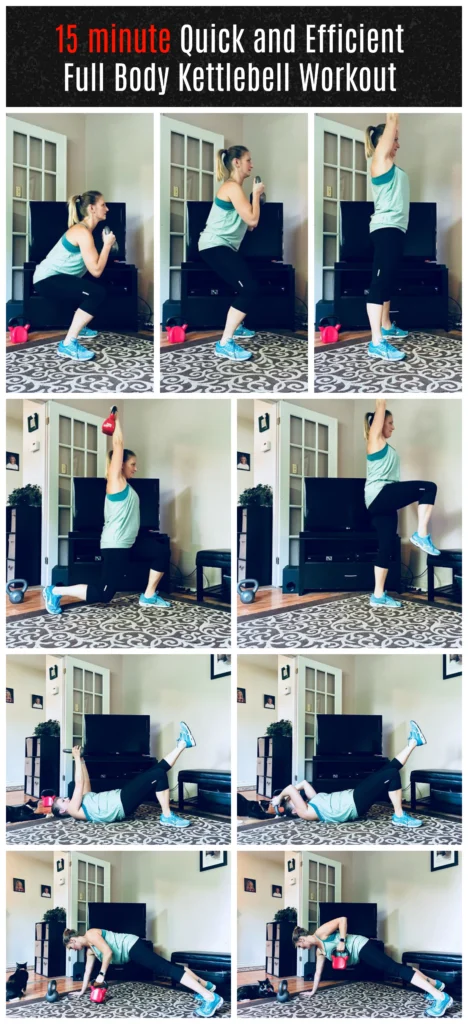 Quick and Efficient Full Body Kettlebell Workout - Salads for Lunch