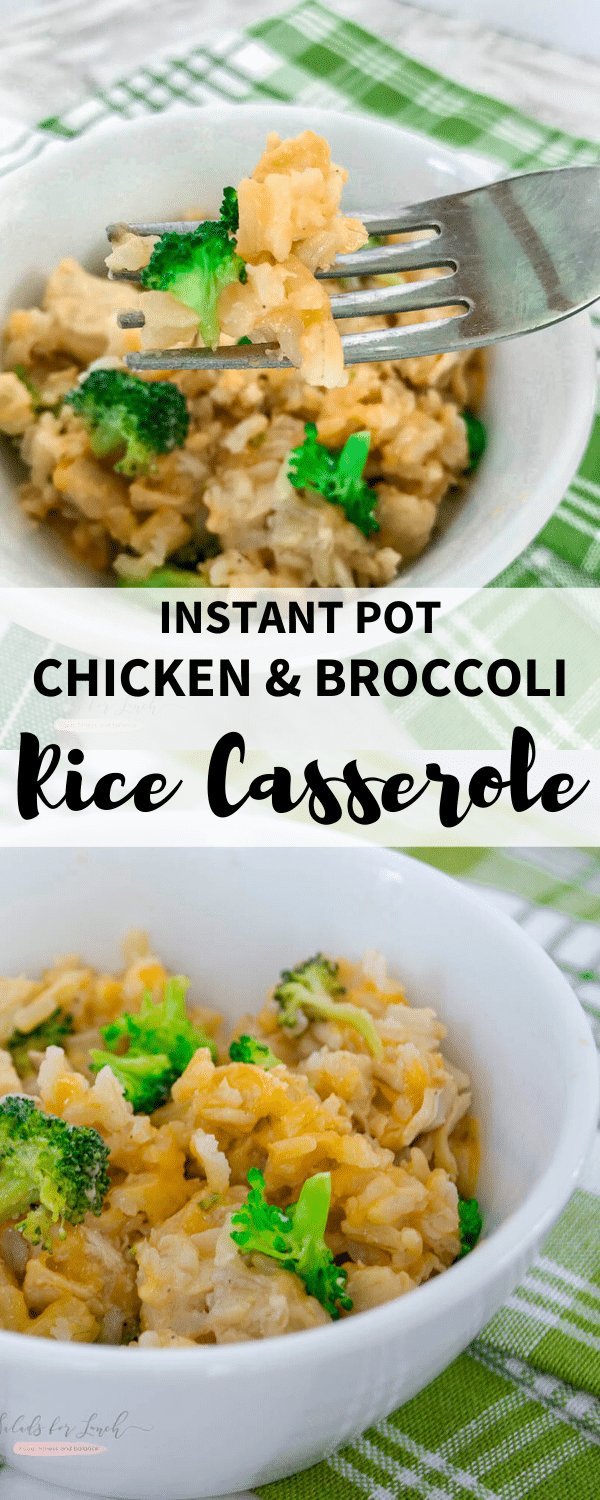 Instant Pot Chicken and Broccoli Cheesy Rice Casserole – it’s cheesy ...