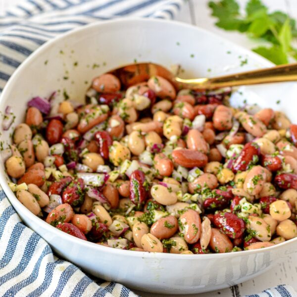 Heart Healthy 5 Bean Salad Recipe by Salads for Lunch