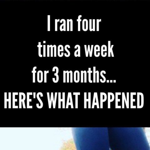 I Ran Four Times a Week for Three Months... This is What Happened ...