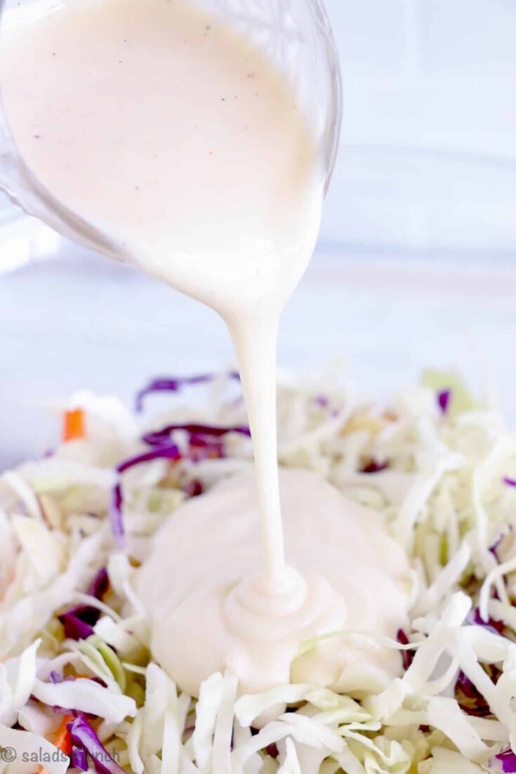 Best Ever Creamy Coleslaw Recipe with Grapes » Salads for Lunch
