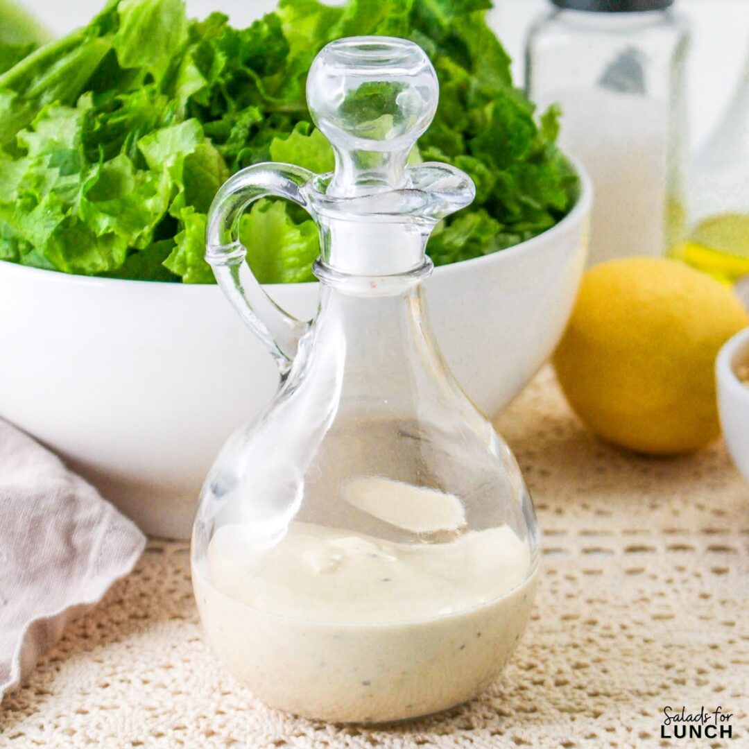 Low Carb Caesar Dressing Recipe without Anchovies