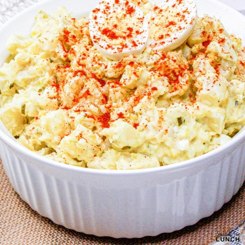 Classic Potato Salad with Eggs Recipe - Salads for Lunch