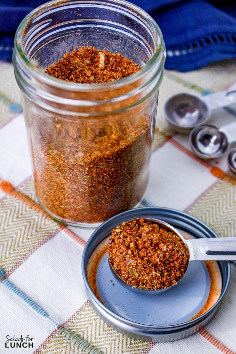 Homemade Low Sodium Taco Seasoning Mix - Salads for Lunch