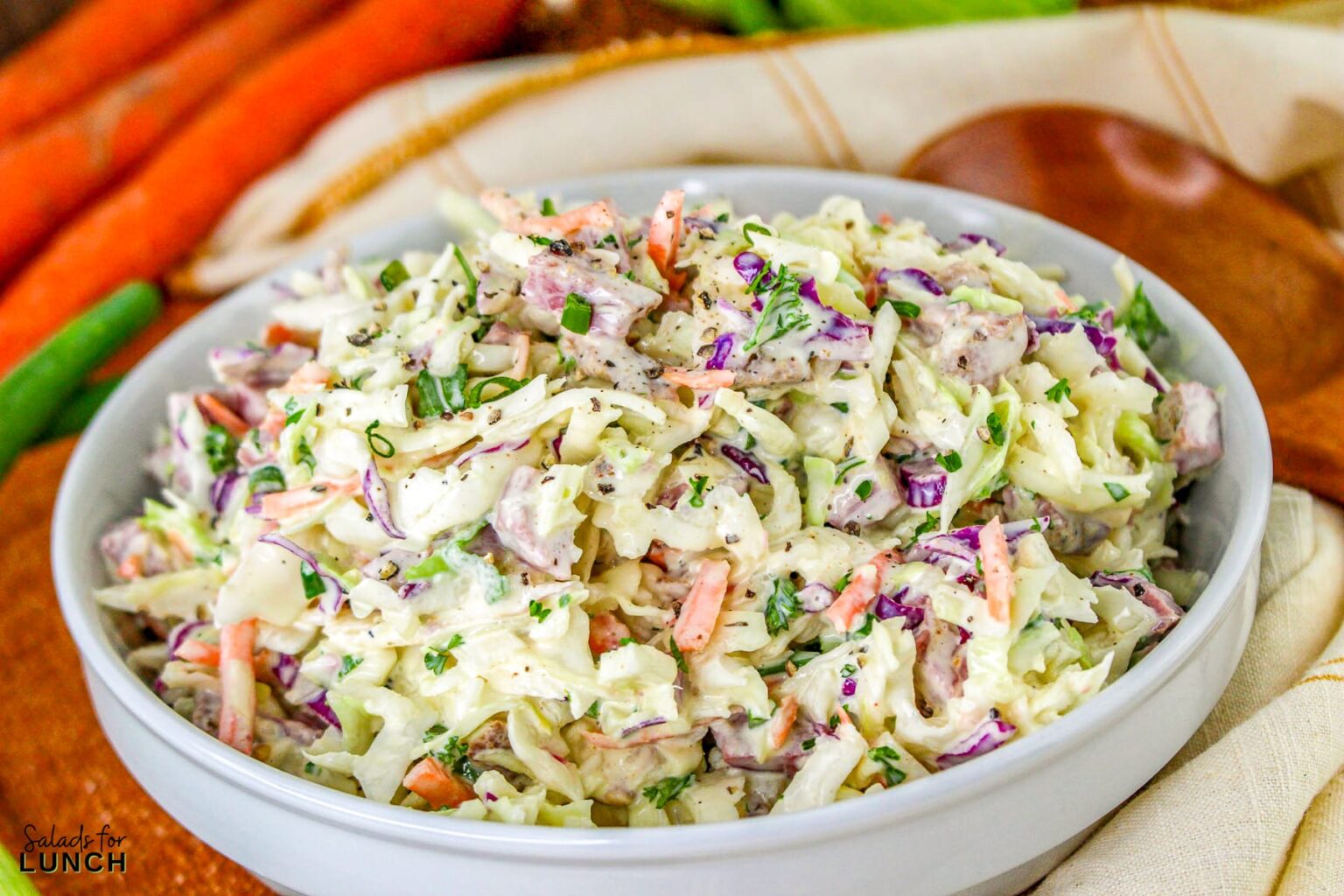 Corned Beef Coleslaw • Salads for Lunch