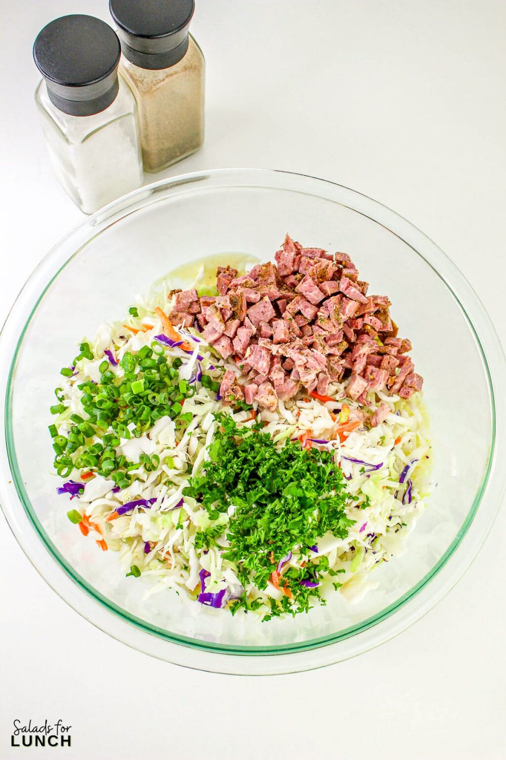 Corned Beef Coleslaw • Salads for Lunch