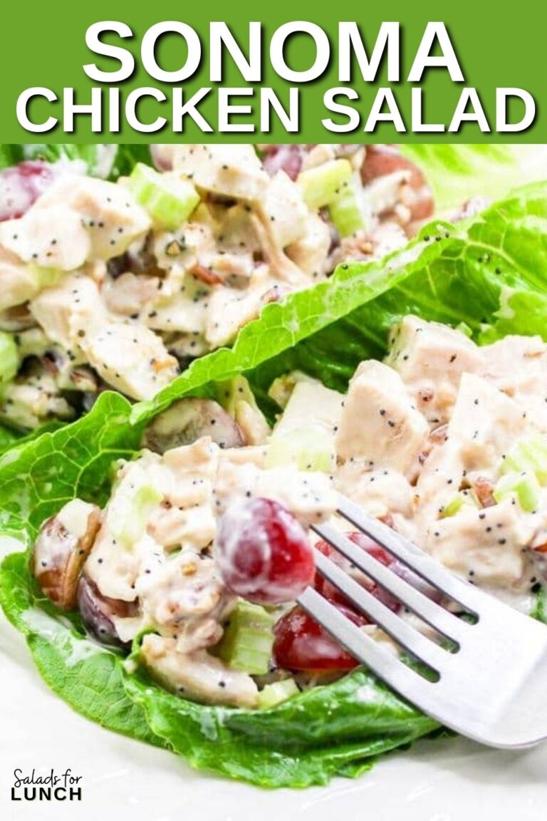 Delicious Sonoma Chicken Salad Recipe - Perfect For Lunch