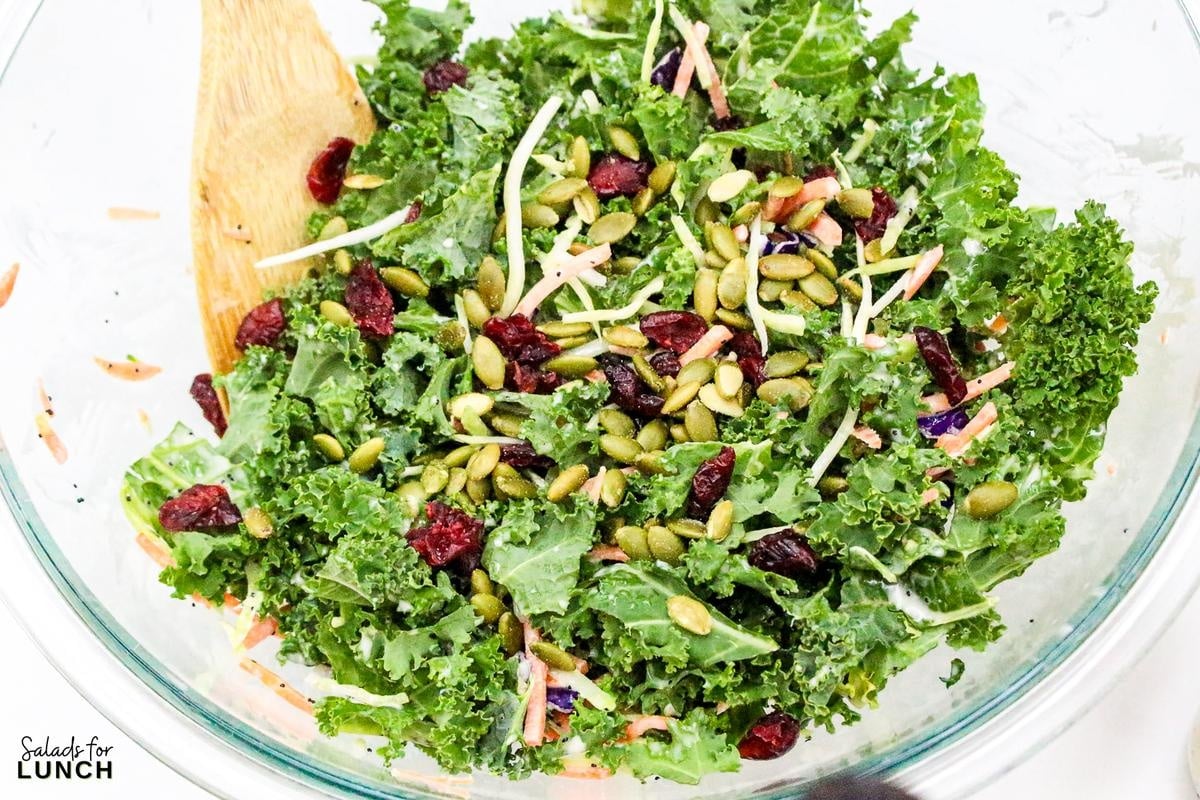 Sweet Kale Salad Poppy Seed Dressing Recipe 15 - This Sweet Kale Salad with Poppy Seed Dressing is a fresh, flavorful, and easy-to-make side dish that’s perfect for spring gatherings. It’s packed with wholesome ingredients and has a creamy, tangy dressing that brings everything together. Whether you’re serving it at Easter dinner or prepping it for a weekday meal, this salad is sure to be a hit!